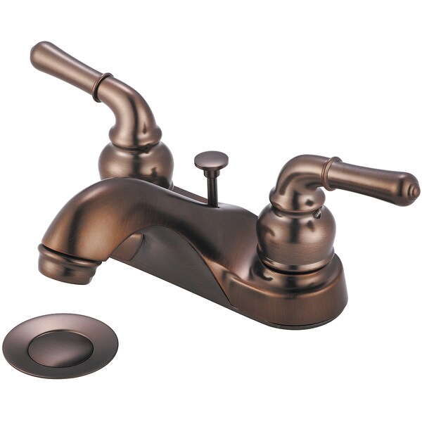 Olympia Faucets Two Handle Bathroom Faucet, NPSM, Centerset, Oil Rubbed Bronze, Weight: 2.9 L-7240-ORB - main